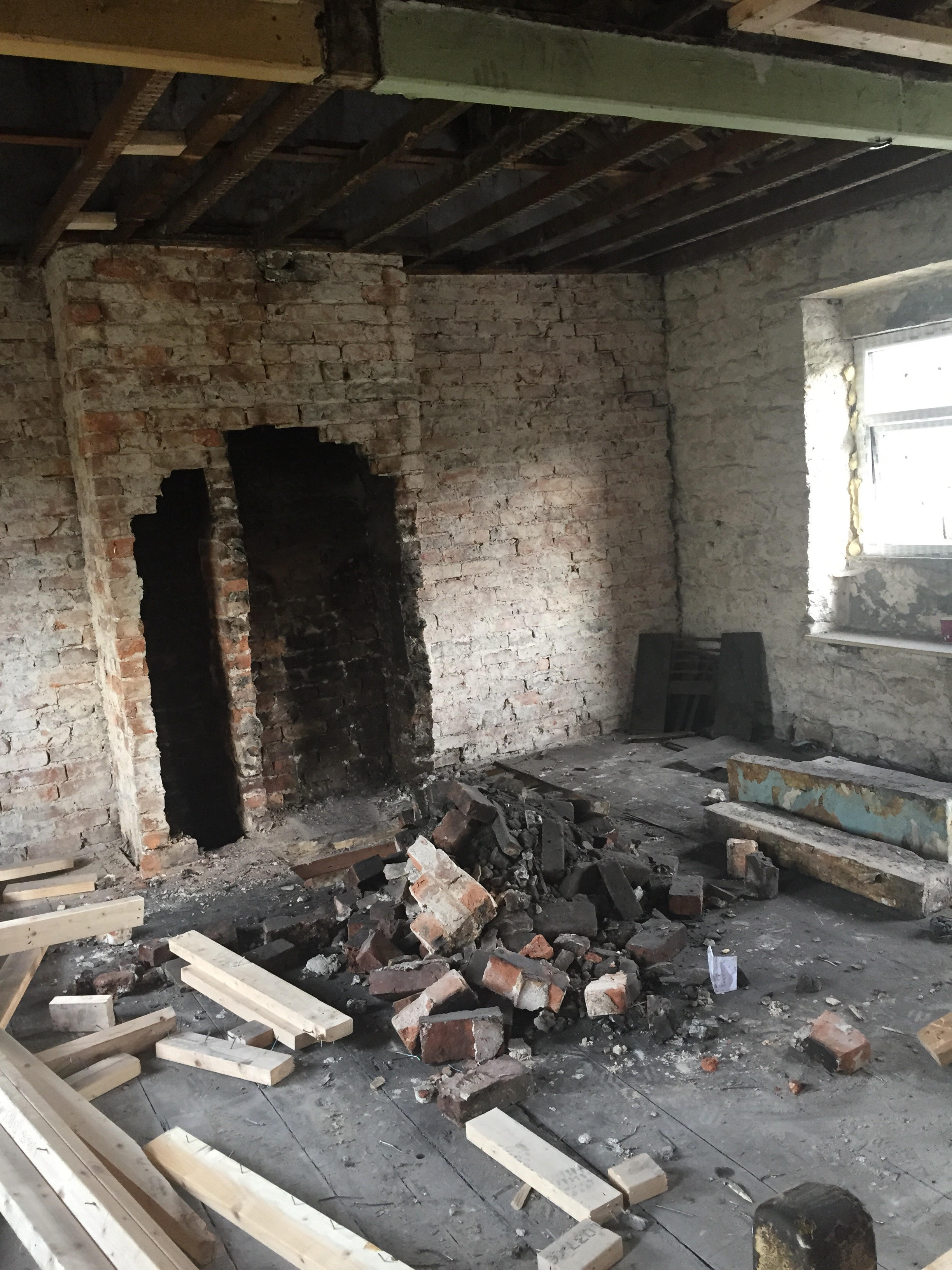 derelict house renovation Yorkshire